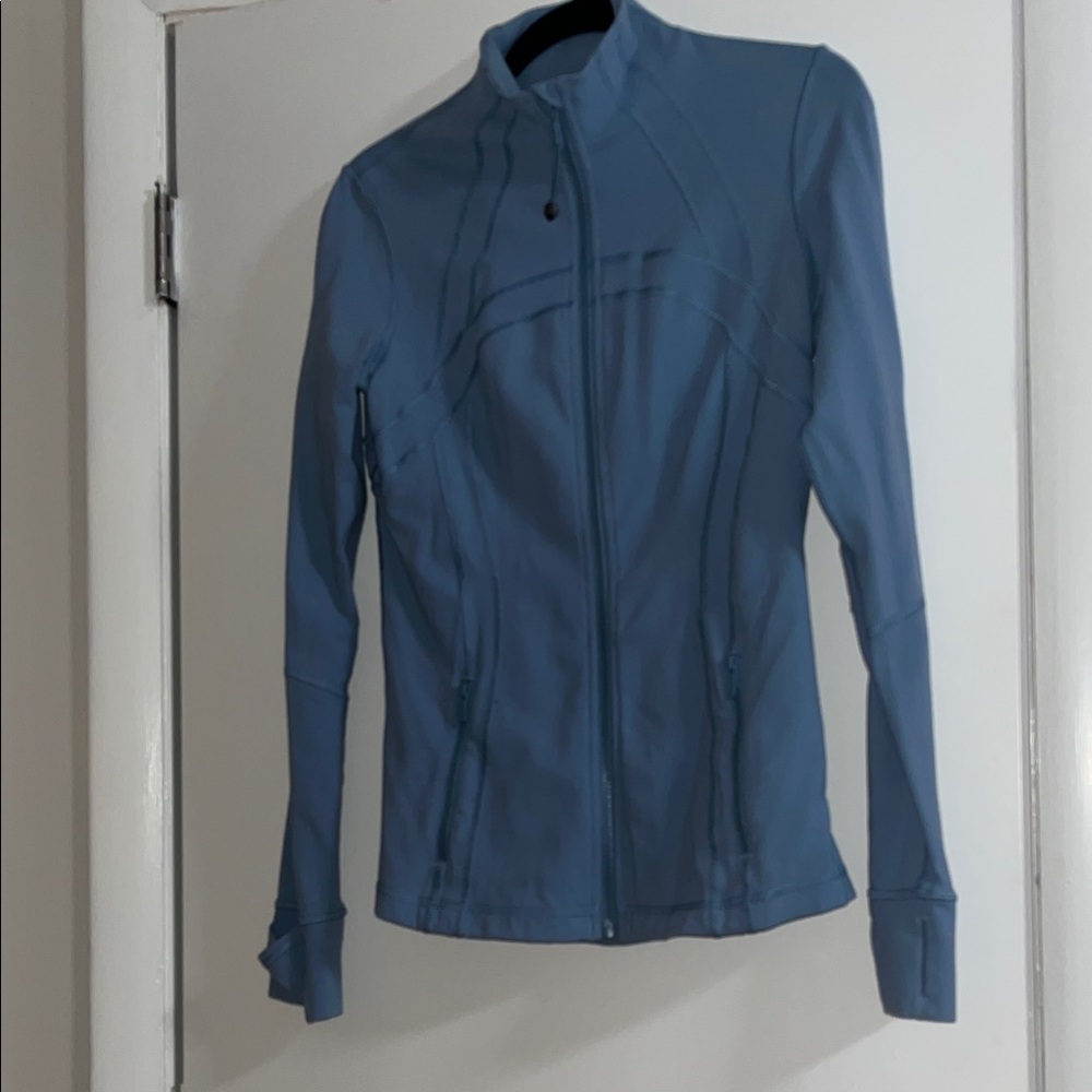 lululemon athletica Light Blue Zip-Up Performance Jacket